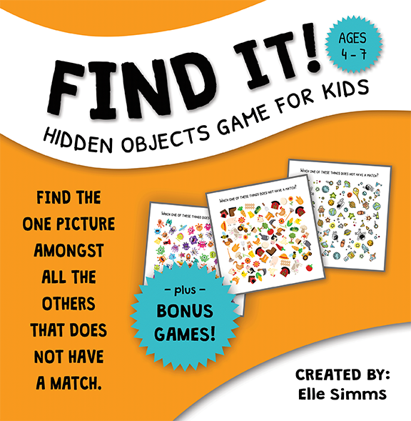 FIND IT HIDDEN OBJECT GAME FOR KIDS - Find the one picture amongst all the others that does not have a match.